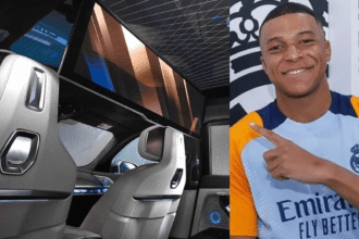 Mbappé choisit une BMW équipée d'un écran géant : découvrez sa nouvelle voiture de luxe